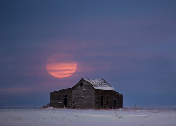 Supermoon Over Post Office