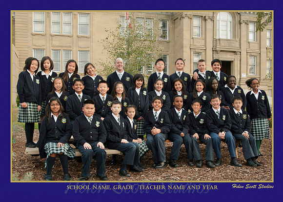 Class photos on location