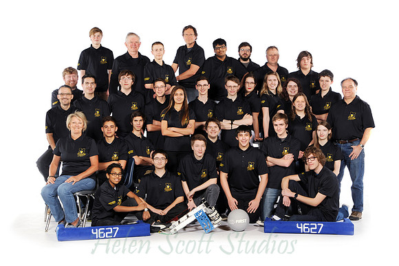 Team photos with white backdrop
