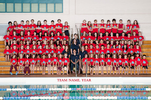 Team portraits on location interior
